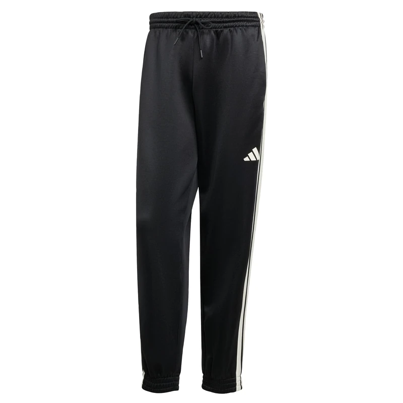 adidas Men's Stadium Trackpant Pants, Black/Off White, XL