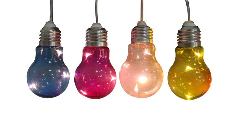 Levitantes String of Coloured Bulbs, Suitable for Indoor and Outdoor use, Ideal for Festive Decorations and Event Atmosphere. - Image 1