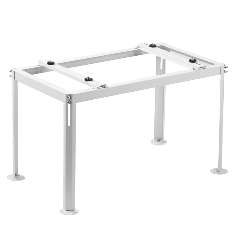 VEVOR Mini Split Ground Stand, Adjustable Anti-Vibration Mini Split Stand for 9000-36000 BTU Ductless Air Conditioner Heat Pump, Heavy Duty AC Base Bracket Floor Mount w/ 300kg Max. Load Capacity