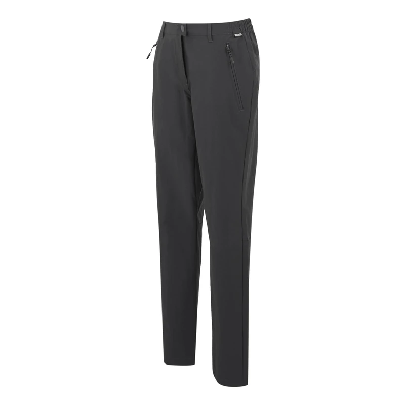 Regatta Womens Highton II Walking Trousers Water Repellent Hiking Stretch Winter Grey