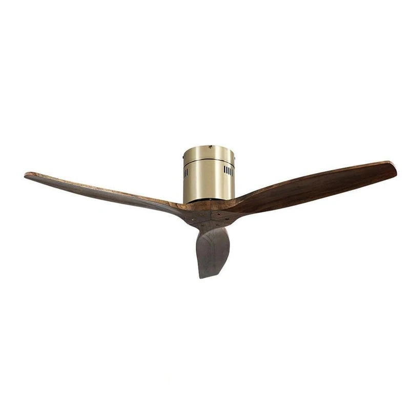 VoltShine DC Fan 3 Oak Blades, 6 Speeds, with Remote Control and Timer, Ideal for Air Conditioning and Home Comfort. - Image 1