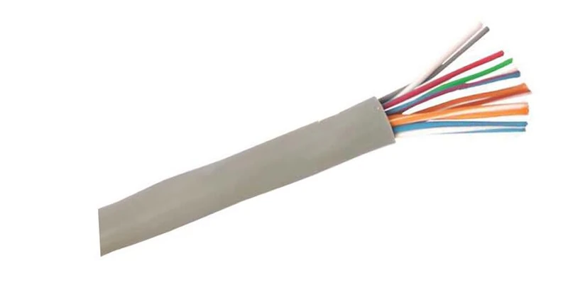 100m roll of braided cable with 8x0.22 sheath, halogen free, ideal for safe and efficient electrical installations. - Image 1