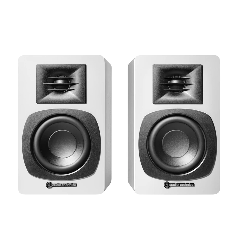 Audio-Technica AT-SP3X Powered Bookshelf Speakers White