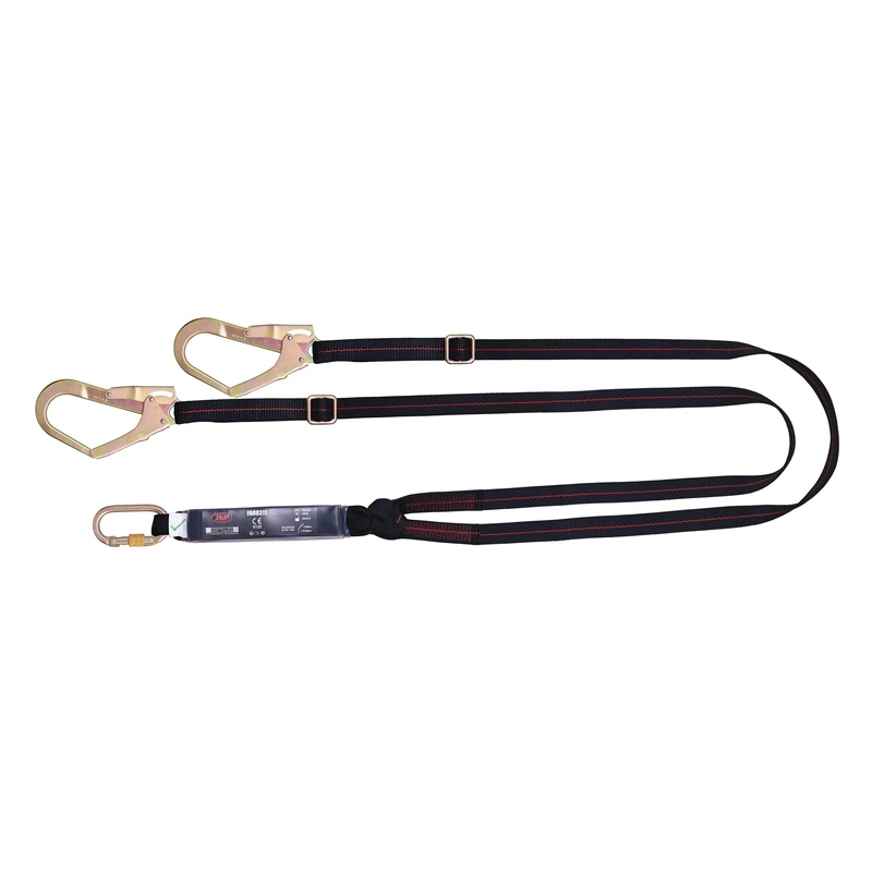 JSP Spartan™ 2m Adjustable Twin Fall Arrest Lanyard