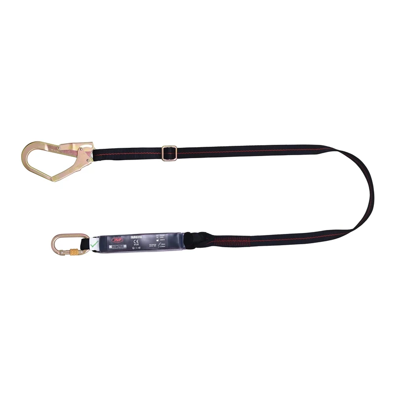 JSP Spartan™ 2m Adjustable Single Fall Arrest Lanyard