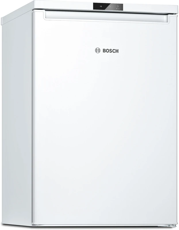Bosch, Series 2, GTV15NWEBG, Undercounter Freezer, 3 Compartments, Integrated horizontal handle, door alarm, SuperFreeze