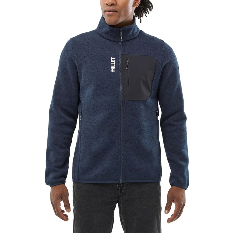 MILLET - Men's Chamonix Fleece - Mountain - Hiking - Warm Navy Blue