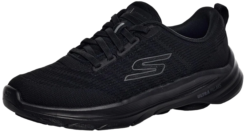 Skechers Women's Go Walk 8 Britt Sneaker, Black, 8 UK - Image 1