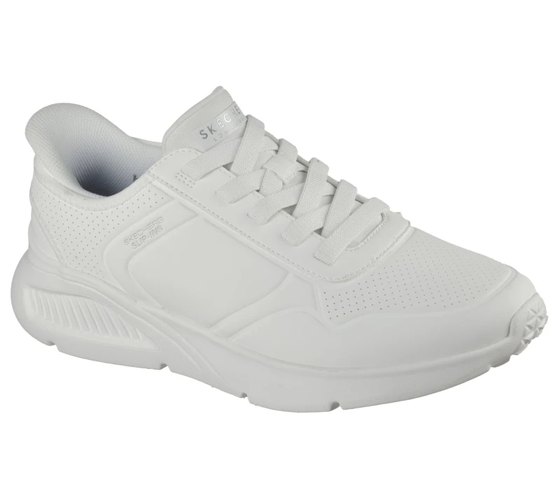 Skechers Men's Uno Lite Floating Steps Sneaker, White Duraleather/Mesh, 7 UK