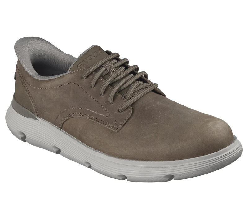 Skechers Men's Garza Duran Slip-On Sneakers - Dark Taupe