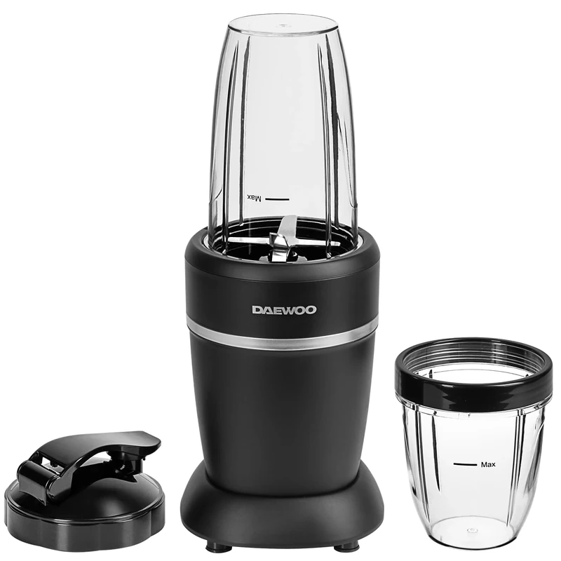 Daewoo Samurai Ultra Blend Pro 1000W Personal Blender, On-the-Go Smoothie Maker, Ice Crushing, Portable with 600ml & 300ml Cups | Ideal for Fitness, Work & Meal Prep