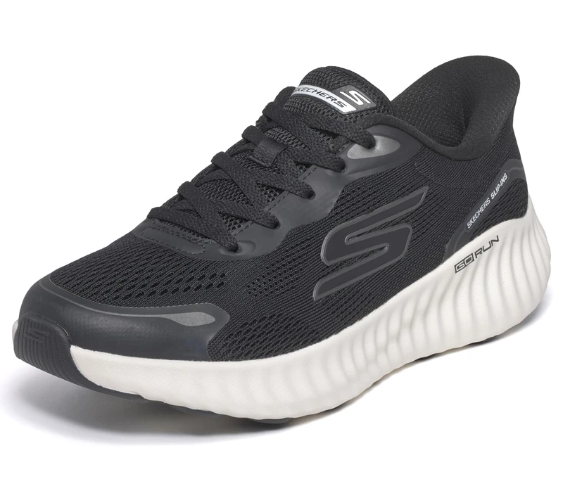Skechers Women's GO Run Trainer, Black/White, 5 UK