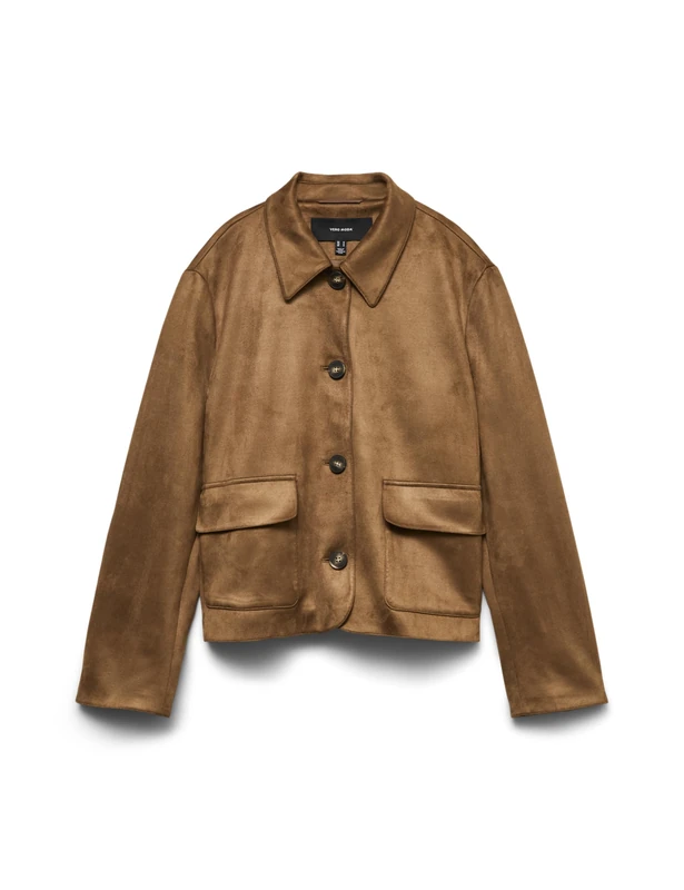 VERO MODA Vmjose Kelly Short Jacket Ga Noos, Cognac, x_s