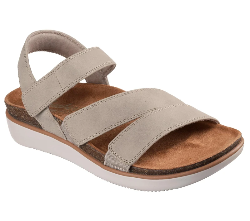 Skechers Lifted Comfort Womens Vegan Adjustable Strap Sandals