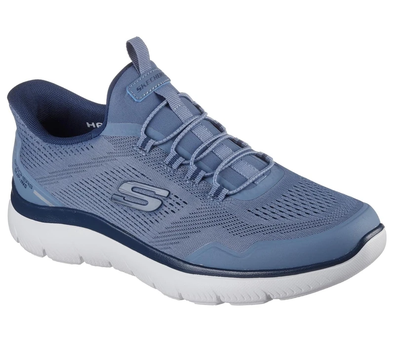 Skechers Men's Summits Top Rate Trainers, Slate Mesh/TPU, 8.5 UK