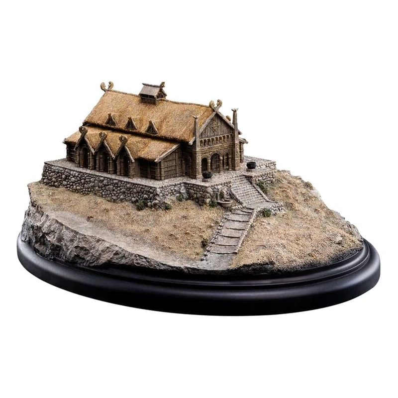 Weta Workshop Lord of the Rings Statue The Golden Hall of Edoras 9 cm