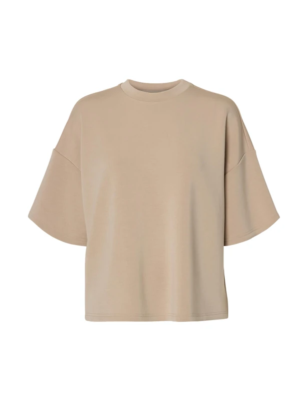 SELECTED WOMEN Slfoversized Tenny Tee Noos, Pure Cashmere, L