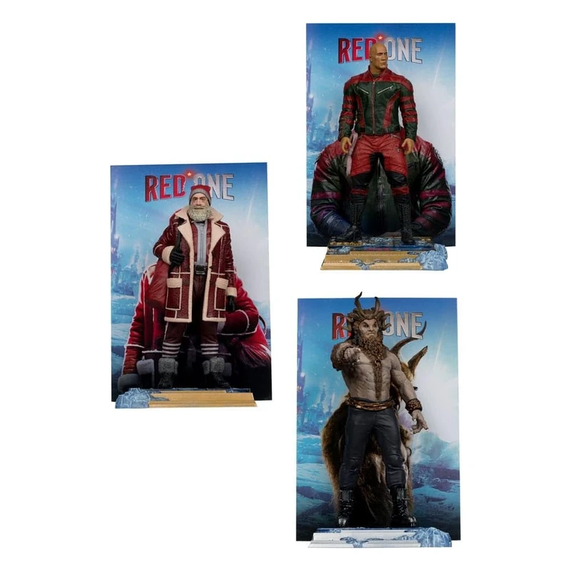 Red One Movie Maniacs PVC Statues Assortment (6)