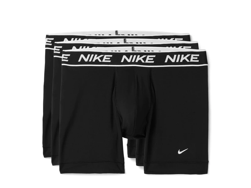 Nike Men's All Day Micro Stretch Boxer Brief Underwear (3-Pack), Black/Black/Black, S (Pack of 3)