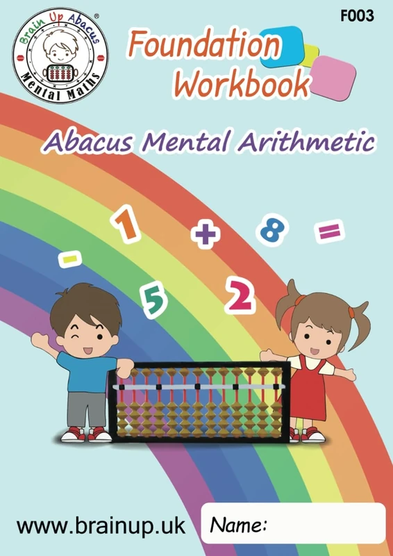 Brain Up Abacus Foundation Workbook F003