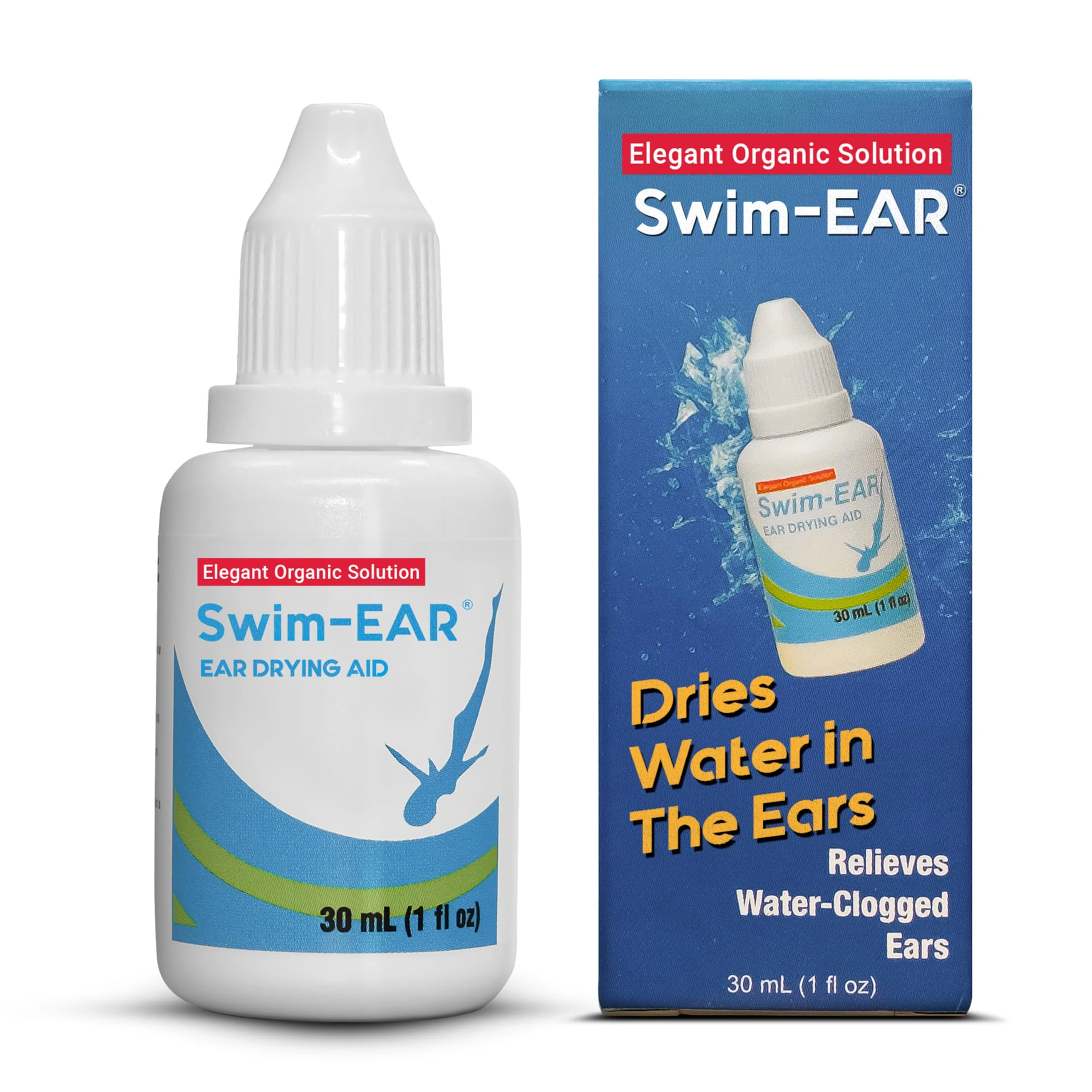 Swim-Ear Ear Drying Aid Drops, 29.57ml, Fast Acting Water Removal, for Swimming and Water Sports