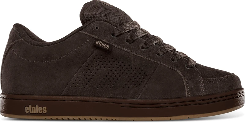 etnies Kingpin Classic Skate Heritage Fashion Style with on-Trend Puffy Look, Reinforced Cupsole, Cushioned Fit, Everyday Sneakers Coffee