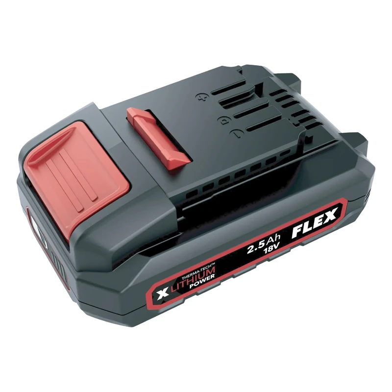 Flex - 2,5 Ah Li-Ion Rechargeable Battery Pack 18 V, Includes 1 x 2,5 Ah Battery - 532732 - With Electronic Management System, Integrated Charge and Discharge Protection - Work Tools - Image 1