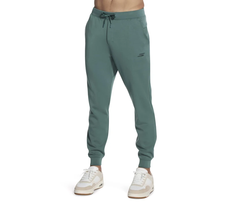 Skechers Men's Cozy luxe Elevate Jogger, Green, L