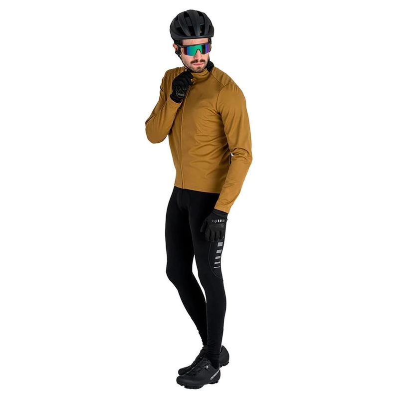 rh+ Men's Stylus Thermo Softshell Jacket, Bistrot/Black/Reflex, L