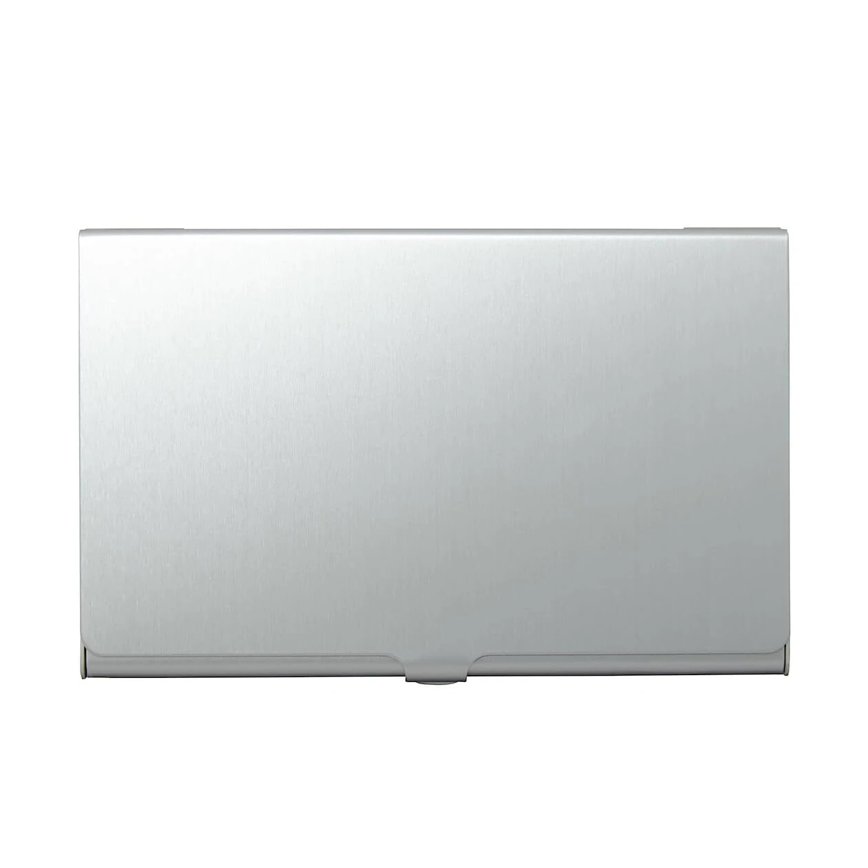 MUJI 無印良品-Professional Aluminium Business Card Holder Case, 18 Cards Capacity, 9.3 x 6 x 0.5 cm, Silver (3)