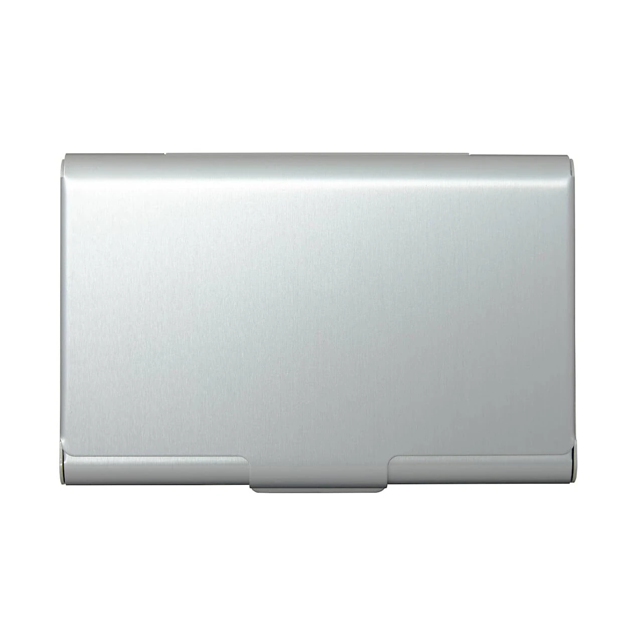 MUJI 無印良品-Professional Aluminium Business Card Holder, 25 Card Capacity, 9.3 x 6 cm, Silver (3)