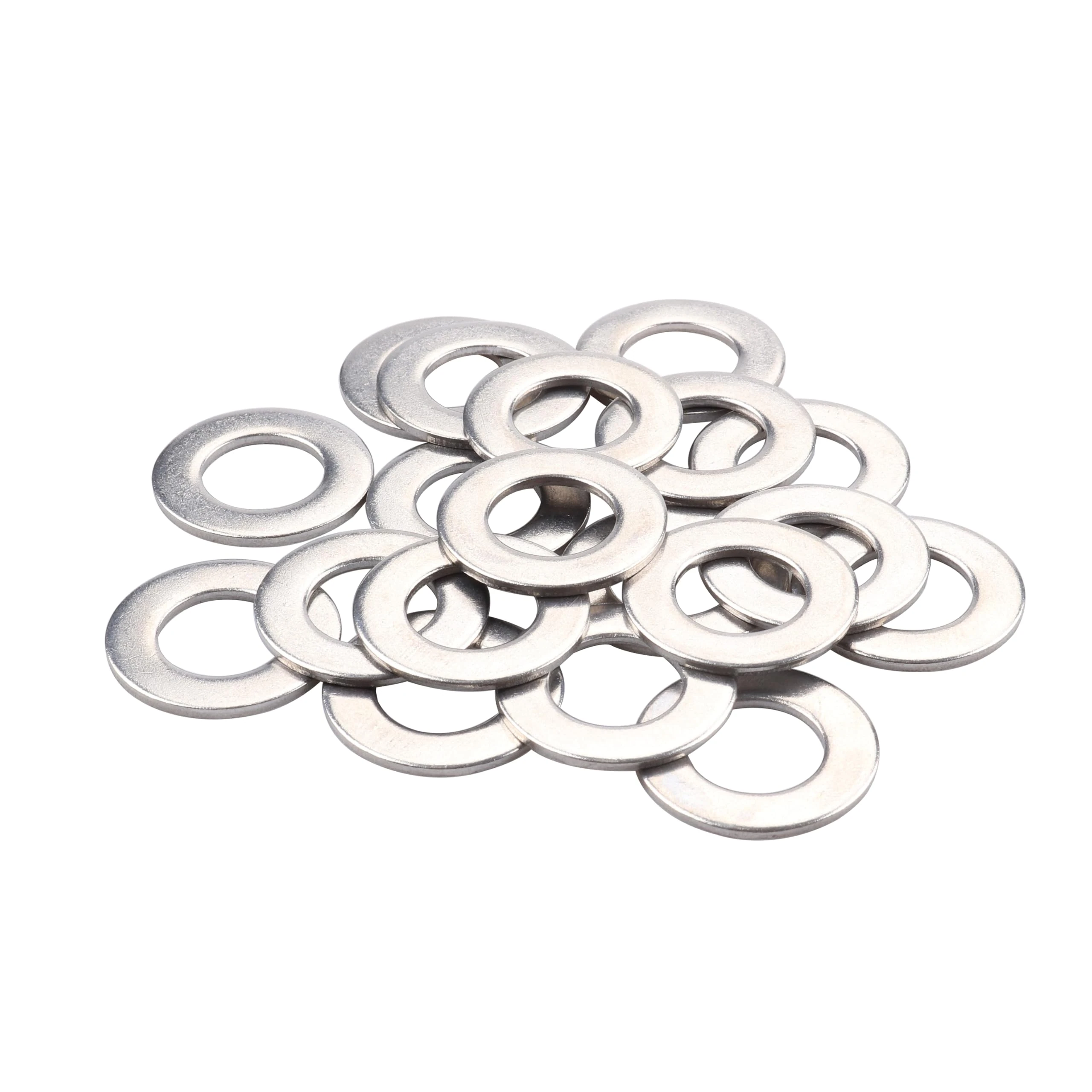 Gendewiner M12 Washers M12 x 24x1.5mm Large OD Plain Wide Metal Round Flat Spacer Repair Washer 304 Stainless Steel Washers(20 Pack) For Screws Bolt