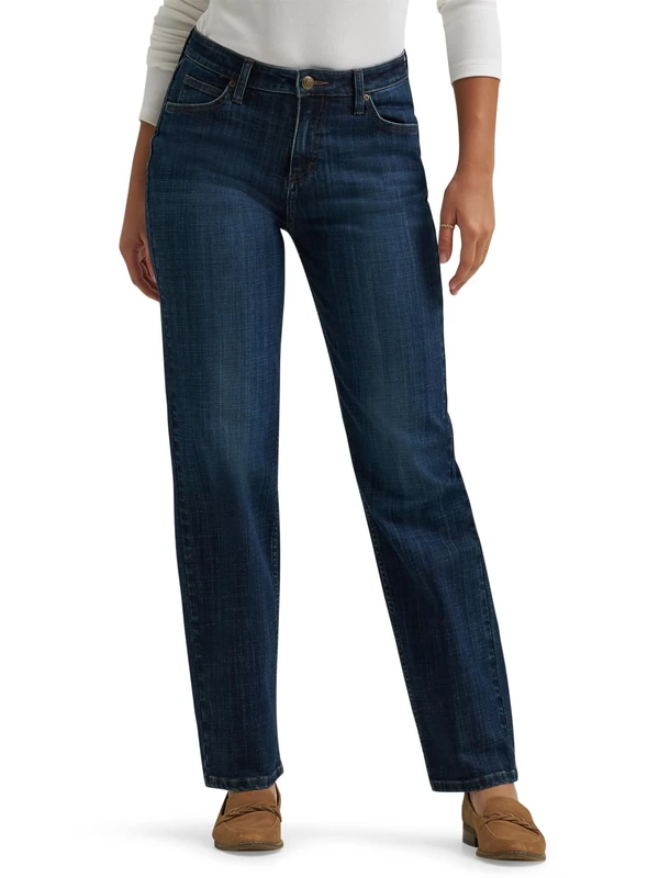 Lee Women's Legendary Relaxed Straight Jean, Bewitched, 12 Short