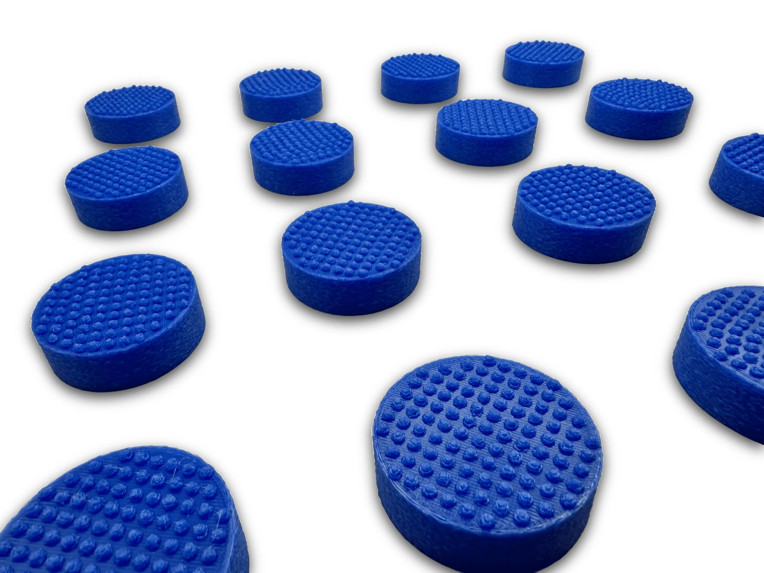 Plant Pot Feet 22 pack - Excellent Pot Feet For Plant Pots & Planters | Extremely Durable Non-Slip & Non-Scratch Plant Pot Risers | Great Way To Protect Your Decking/Patio (Blue)