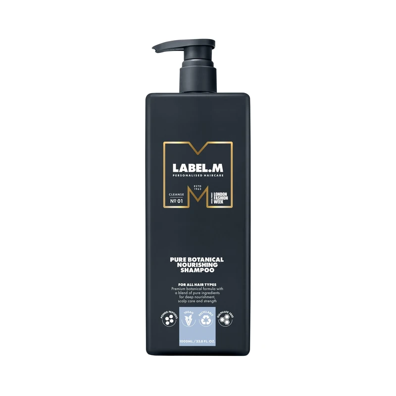 LABEL.M Pure Botanical Nourishing Shampoo 1000ml – With Recyclable Pump
