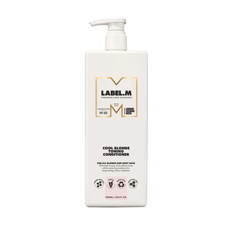 LABEL.M Cool Blonde Toning Conditioner 1000ml – With Recyclable Pump