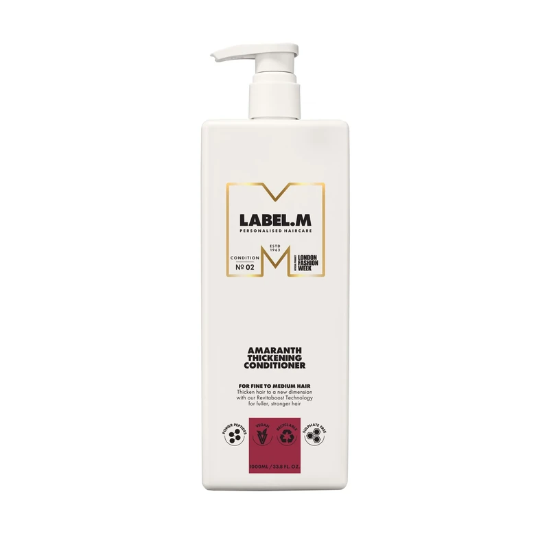 LABEL.M Amaranth Thickening Conditioner 1000ml – With Recyclable Pump