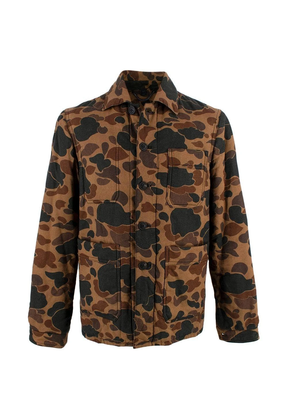 BURBERRY Pre-loved Prorsum Brown Camo Jacket