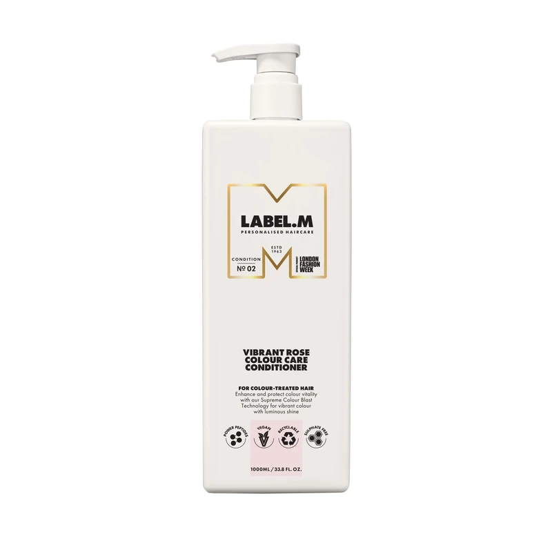 LABEL.M Vibrant Rose Colour Care Conditioner 1000ml – With Recyclable Pump