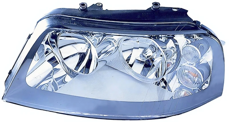 PROPOSTEONLINE Headlight made for Seat ALHAMBRA 2000 Left H7 Halogen Pred. Electric Reg. with Arrow Grey Parable 7M7941015N