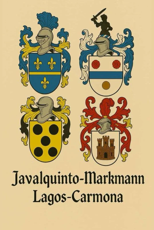 LEGACY OF TWO HOUSES: Javalquinto–Markmann & Lagos–Carmona: Five Centuries of Ancestry, Honor, and Belonging Across Chile, Spain, Germany, Italy, and France ([ENG])