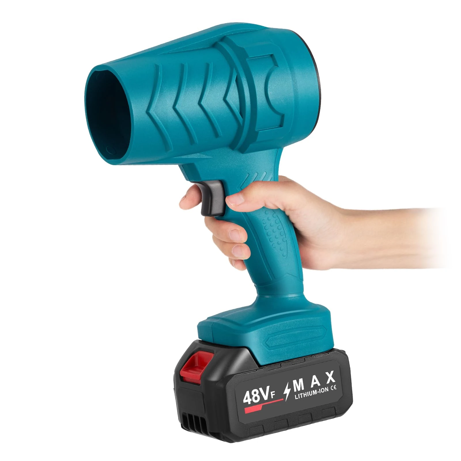 Turbo Jet Blower, 800W 38000RPM Handheld Mini Cordless Leaf Blower with 3000mAh Battery & Charger, Stepless Portable Dust Cleaner for Patio Cleaning, Drying, Blowing Leaves