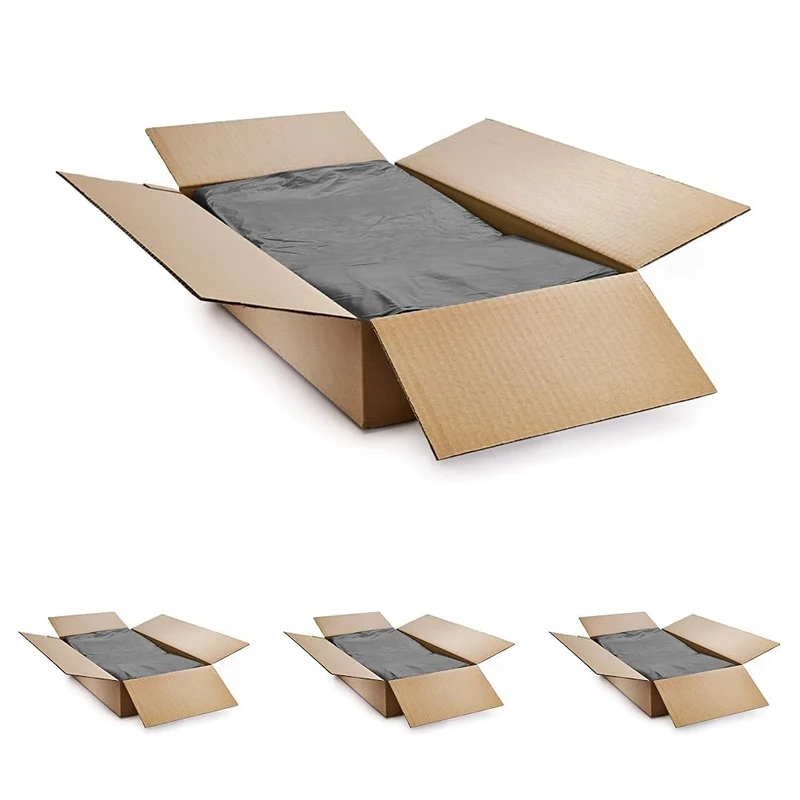 Black Compactor Sacks CHSA 20KG Extra Heavy Duty (965x1168) 100 bags (Pack of 4)