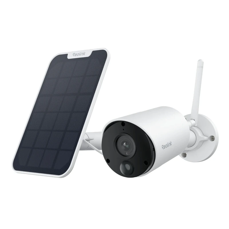 Reolink Solar Security Camera Outdoor Wireless — Home or Business Monitoring, Battery-powered, 5MP Video, Live View, AI Detection, Smart Alert, Two-Way Talk, Works with Alexa, Home Hub Compatible