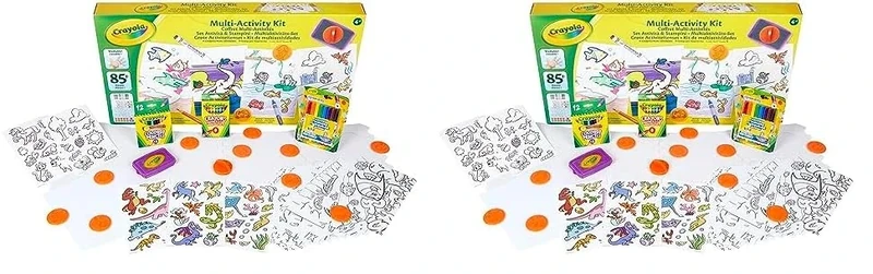 CRAYOLA - Multi-Activity Set - Creative Leisure - Activity Kits - from 4 Years Old - Coloring and Drawing Game (Pack of 2)