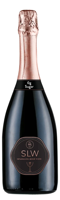SLW 'Zero Sugar - Zero Carbs' Sparkling Italian Rosé, 11 ABV, 75cl By SLIM Wine (Pack of 6)