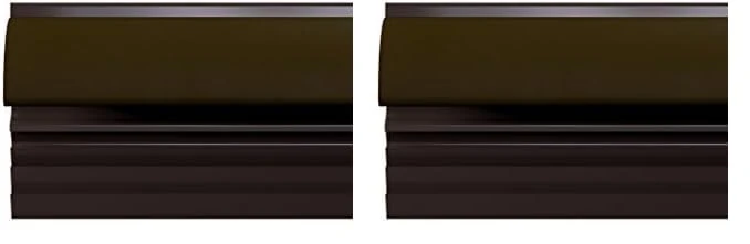 STORMGUARD 04SR1771000B PVC Waterbar/Weatherbar Threshold, Brown, 1 m (Pack of 2)