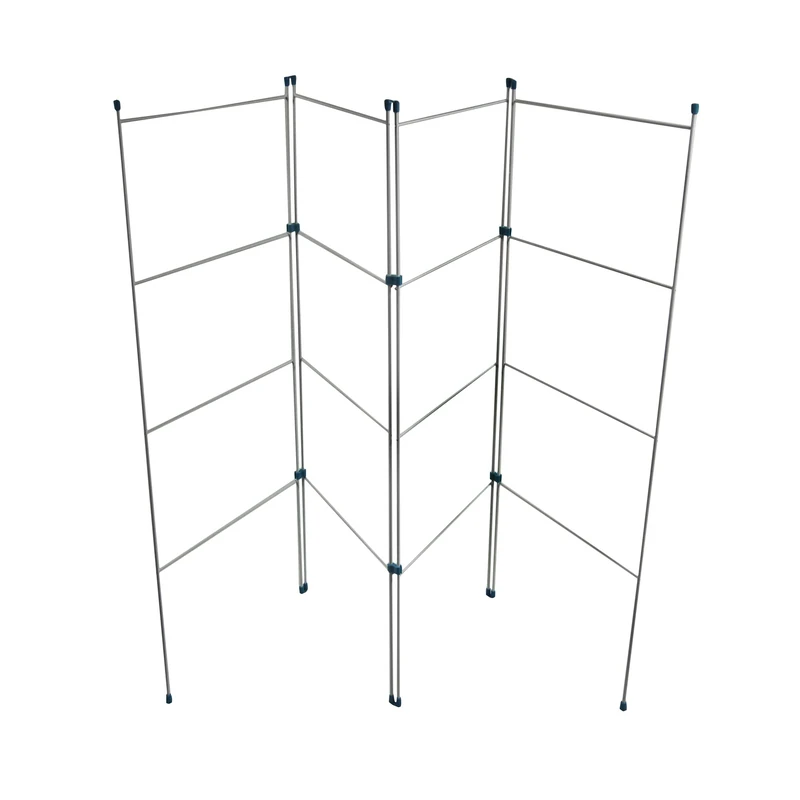 Home Vida 4 Fold Airer Indoor Folding Clothes Airer (Pack of 6)