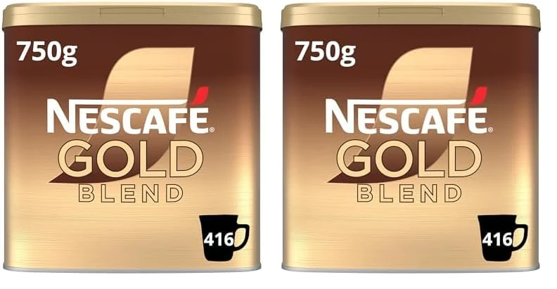 NESCAFÉ Gold Blend Instant Coffee 750g Tin (Pack of 2)