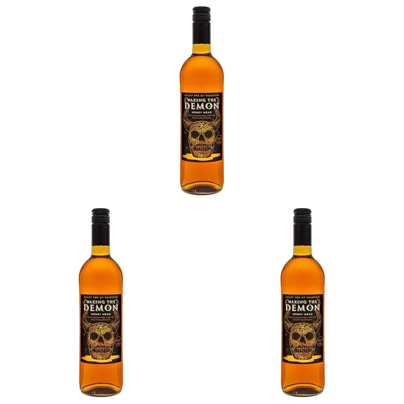 The Lyme Bay Winery "Waking The Demon" Bullet For My Valentine Special Edition Mead 75cl (Pack of 3)
